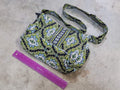 Vera Bradley Quilted Vintage Green Purse Shoulder Hand Bag - SoldSneaker
