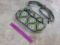 Vera Bradley Quilted Vintage Green Purse Shoulder Hand Bag - SoldSneaker