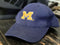 Vintage Sport Specialties Michigan Navy Blue/Yellow Logo Snapback Hat - SoldSneaker